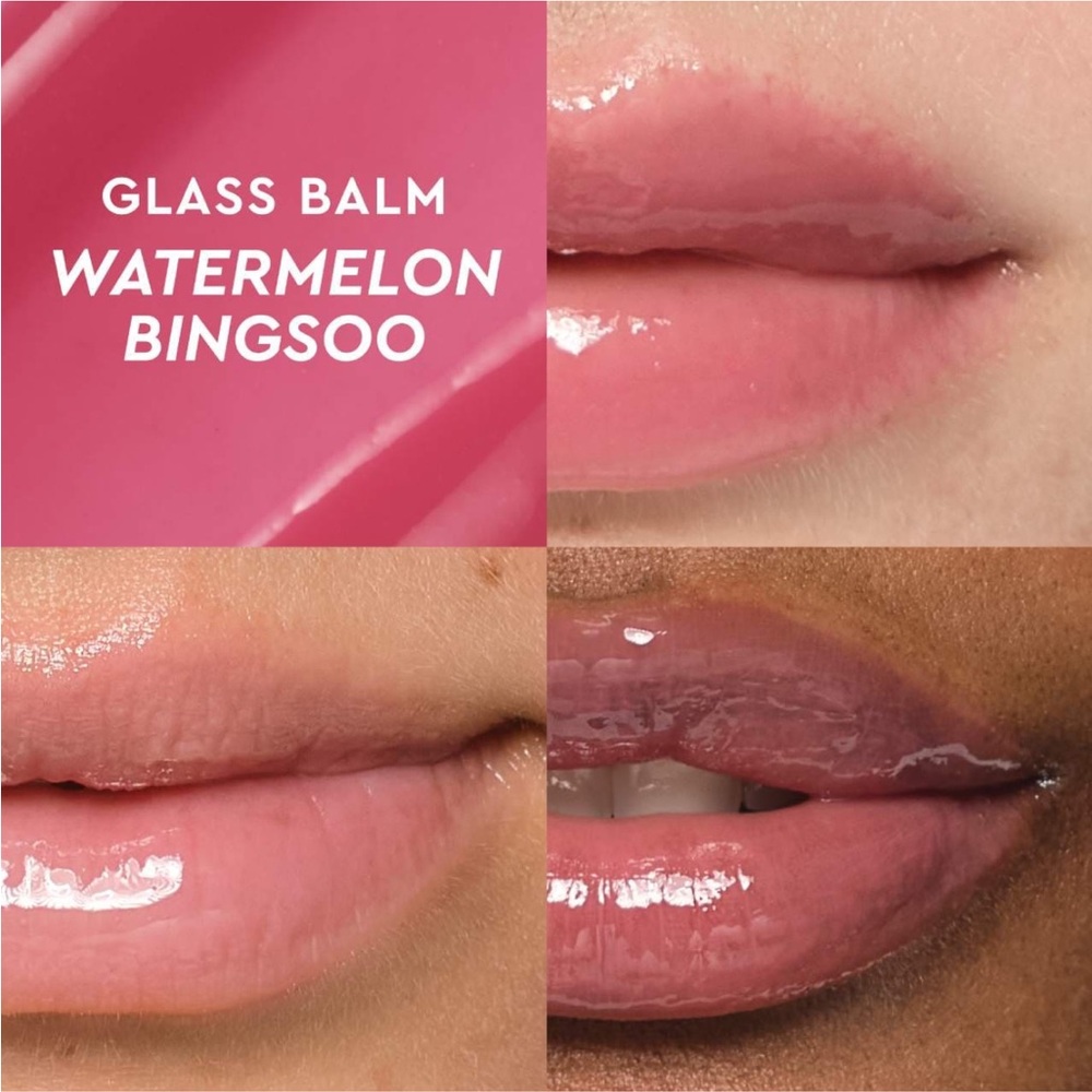 GLOW RECIPE Glass Balm in Watermelon Bingsoo- sheer soft pink Full Size 15 g - Picture 8 of 11